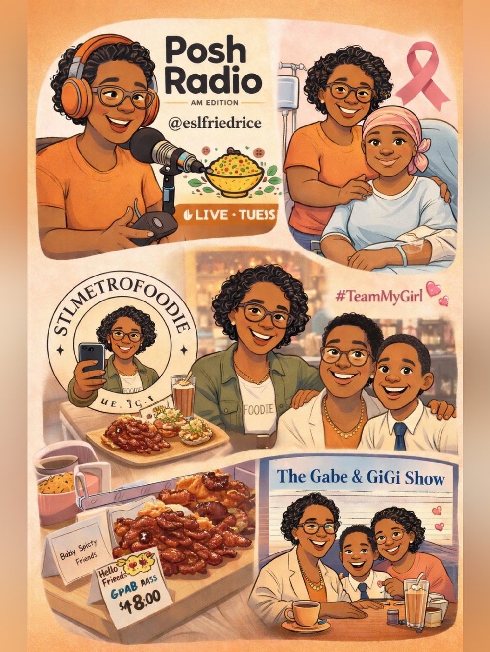POSH RADIO w/eslfriedrice Tuesday's 6:30 AM CST - Picture 10 of 10